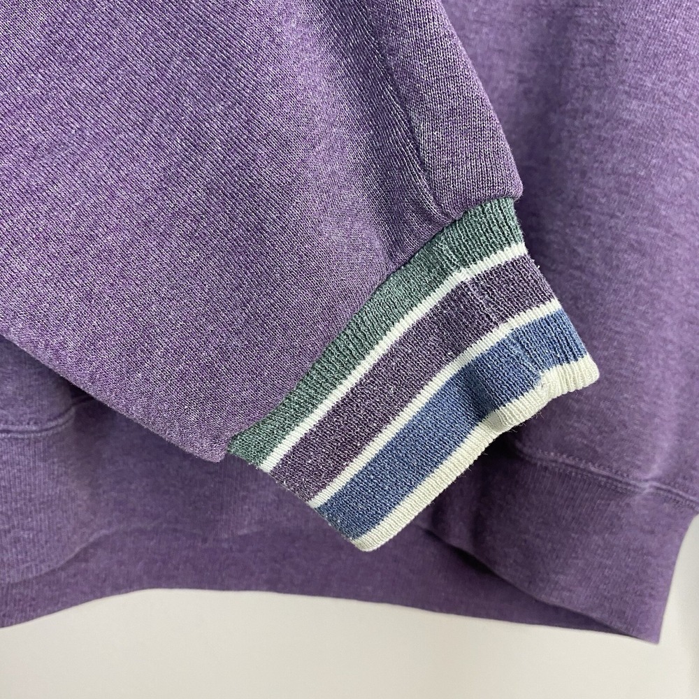 Vintage Jerzees Super Sweat Sweatshirt Purple Crewneck Size M USA - Picture 8 of 16